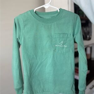 Kids Green Long Sleeve Shirt